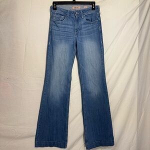 Ariat Women’s High Rise Claire Slim Trouser Jean Flare Leg Size 26R EUC